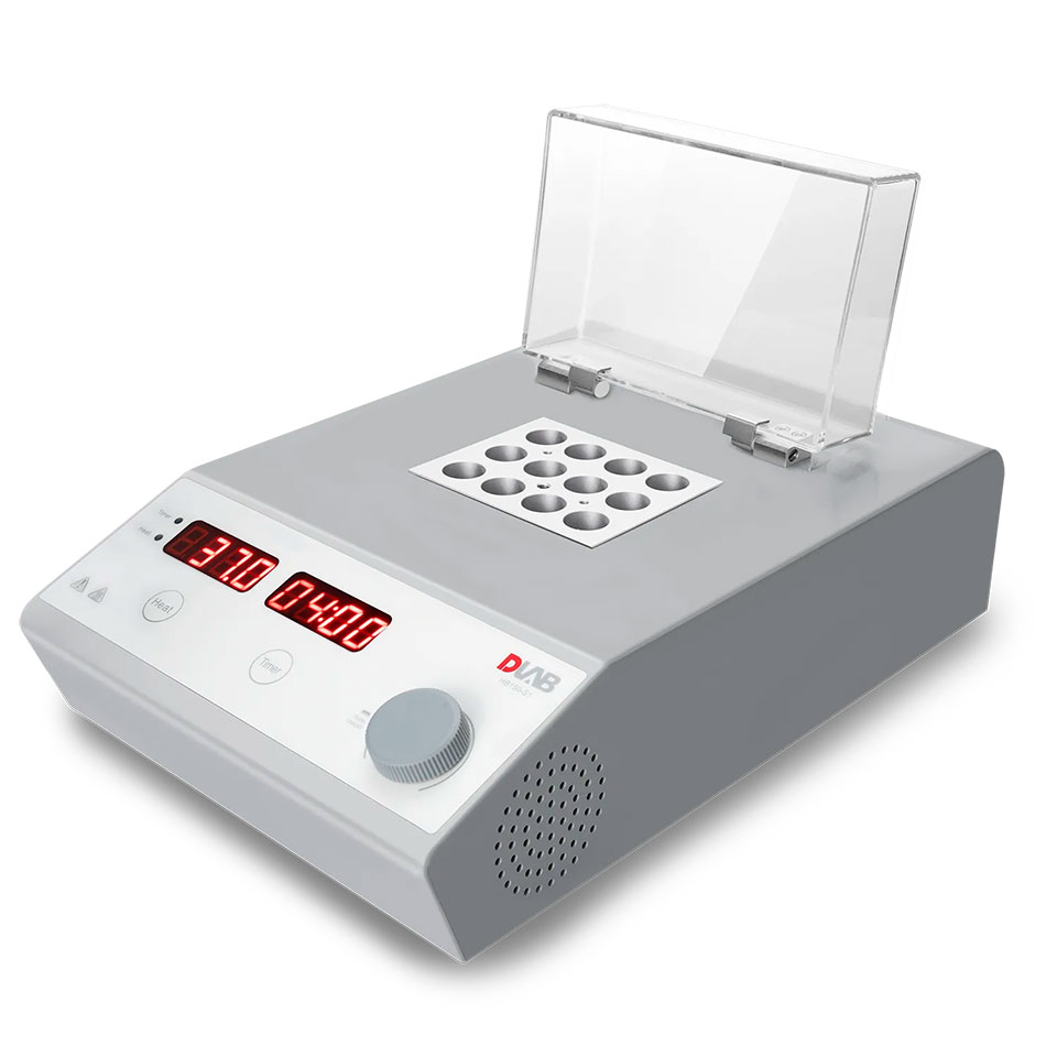 Термостат твердотельный DLAB HB150-S1  (150 °С), с блоком для пробирок 50 мл × 4, арт. 5032101210+18900465